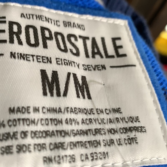 Aeropostale Mens Sweater Blue (Size:M) (NWT) - Picture 6 of 7